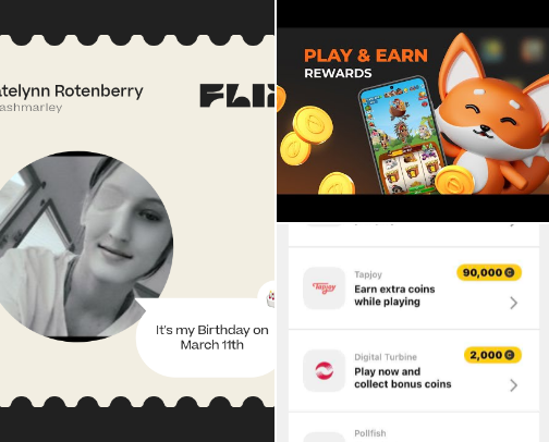 Find me on any of these apps 💸 cover photo collage