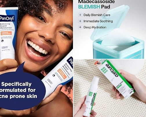 Products I will use for my Sensitive and Acne Prone Skin cover photo collage