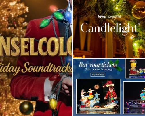 Holiday Happenings in Southern California cover photo collage