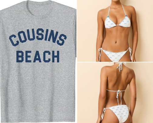 the summer i turned pretty lookbook cover photo collage