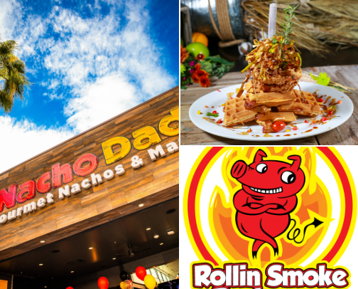 Delicious Vegas Food And Drinks cover photo collage