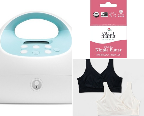 My Go-To Breastfeeding Essentials cover photo collage
