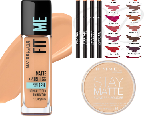 Drugstore makeup in rage with high end cover photo collage