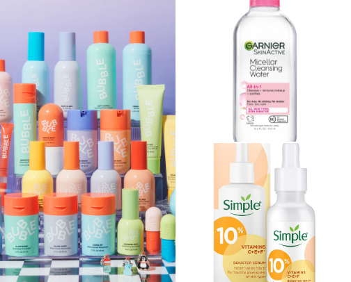 gentle skincare🦋 cover photo collage