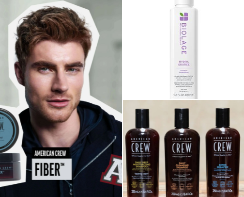 Hair care cover photo collage