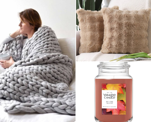 Best Cozy Home Essentials for Fall 🍂🕯️ cover photo collage