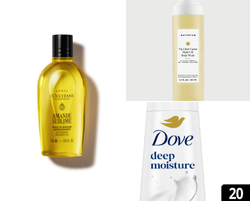 The body washes that made shower time better🚿 cover photo collage