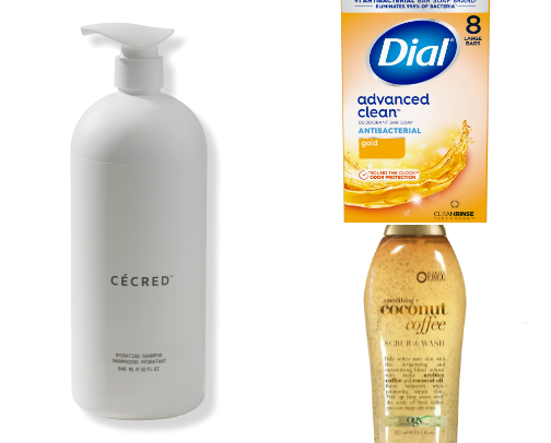 my shower and body care routine cover photo collage