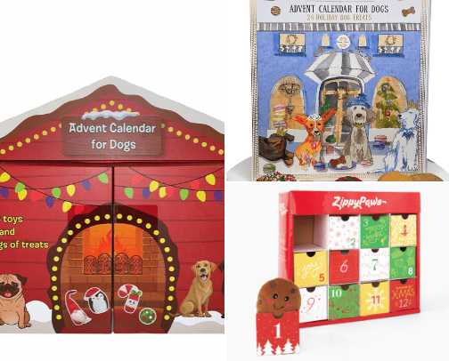 Pet advent calendar cover photo collage