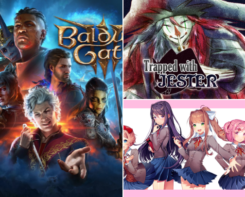 GAMES For Fantasy enjoyers! cover photo collage