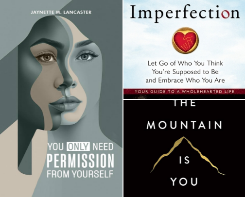 Permission to Become: My Favorite Books for Women Ready to Change Their Lives cover photo collage