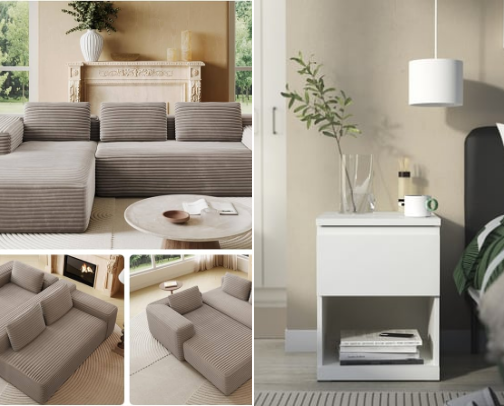 Furniture cover photo collage