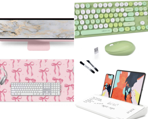 Office Glow Up cover photo collage
