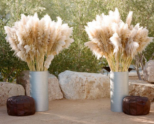 Fall Floral & Pampas Grass Arrangements cover photo collage