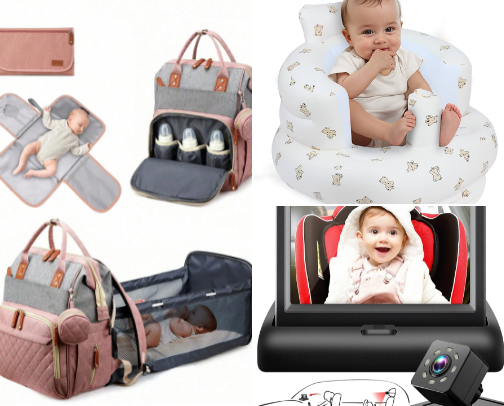 Trending Baby 👶 must haves cover photo collage
