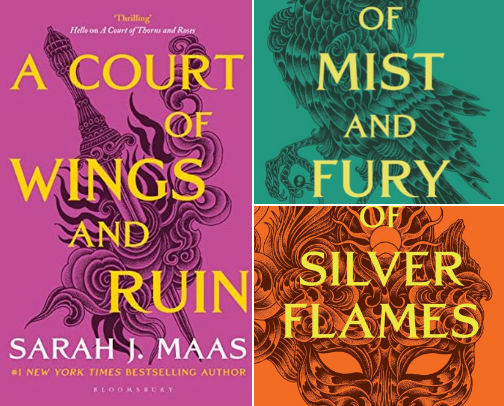 5 Star Romantasy Books cover photo collage