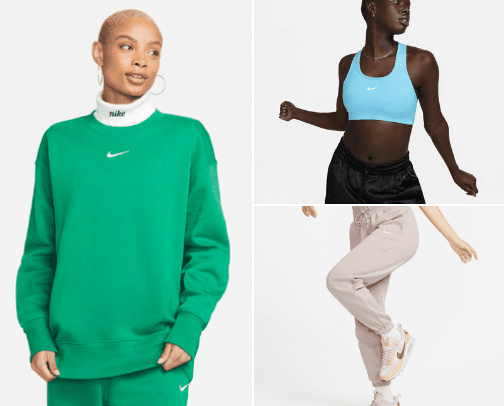 Nike for women cover photo collage