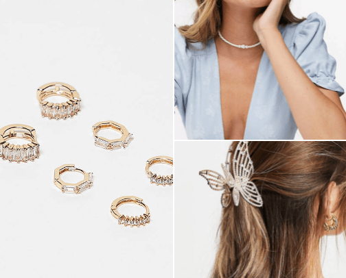 ASOS jewellery cover photo collage