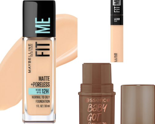 My full glam- drugstore cover photo collage