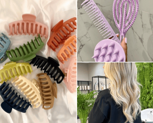 Best hair products🎀 cover photo collage