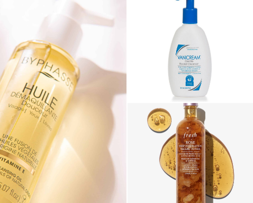 Skincare for the night cover photo collage