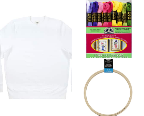 Must-Haves to Make Your Own Embroidery Book Journal cover photo collage