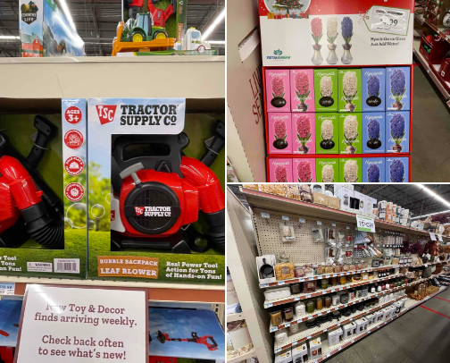 Tractor Supply Holidays HERE cover photo collage