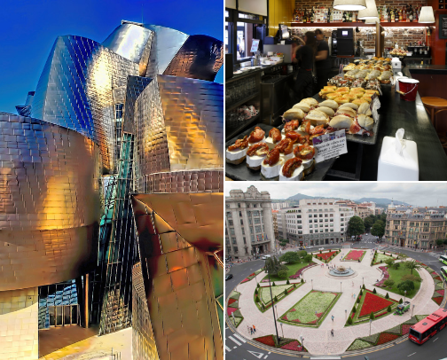 Weekend in Bilbao Spain! cover photo collage