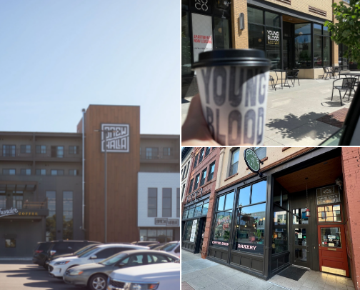 My Favorite Coffee Shops in the FM Area and Beyond! cover photo collage