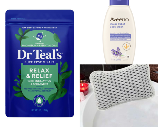 Bath Night Essentials cover photo collage