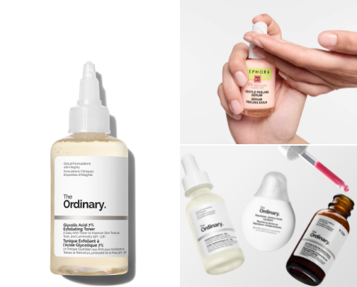 Affordable skincare that works. cover photo collage