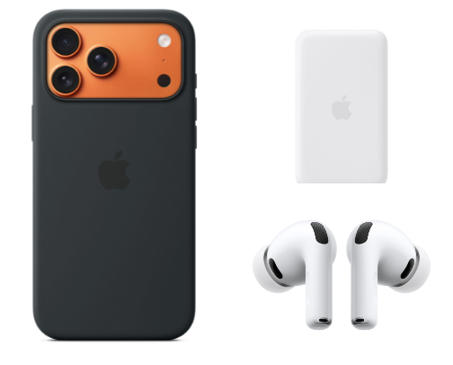 Iphone and Essential Accessories cover photo collage