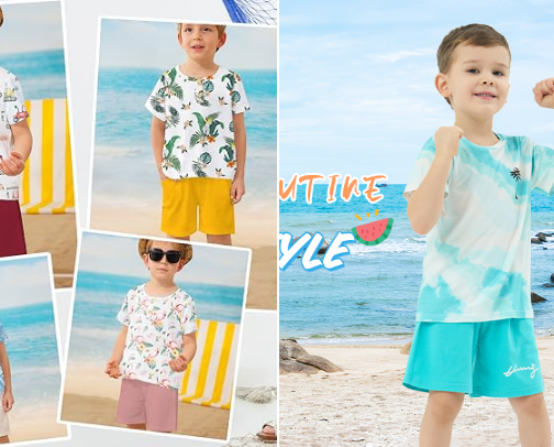 Summer Clothes For Boy cover photo collage