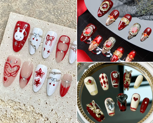 Press On Nails! 💅 cover photo collage