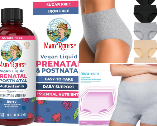 The Postpartum Comfort Collection to get you through the fourth trimester cover photo collage