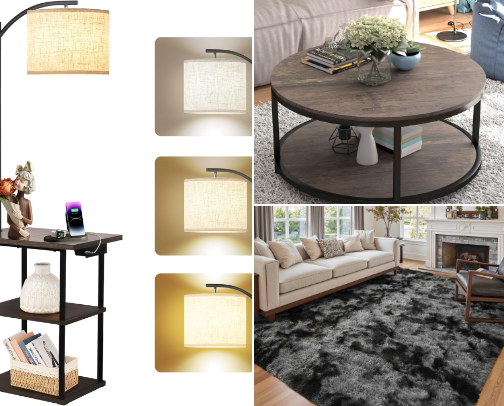 Create Your Dream Living Room cover photo collage