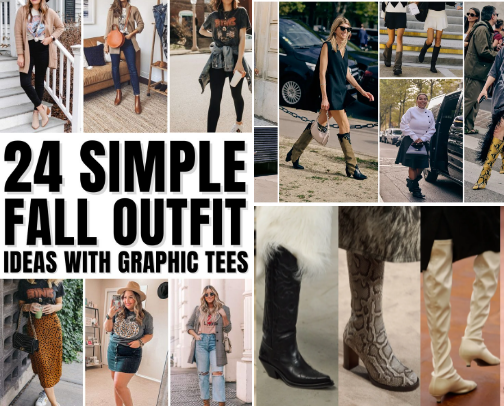 Autumn Essentials: Cozy Knits & Leather & Chic Boots Edition cover photo collage