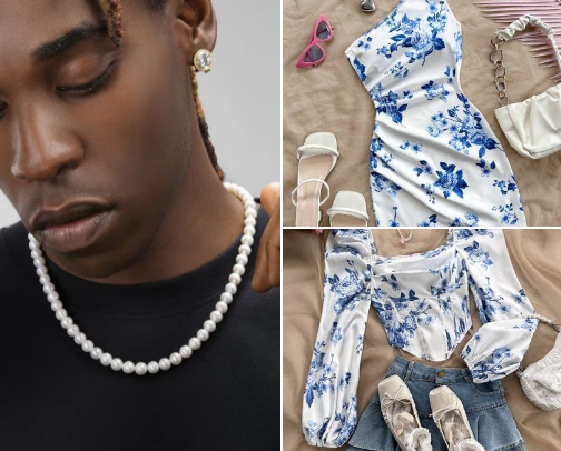 Enormous collection of Women's and Men's apparel cover photo collage