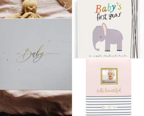 Baby Memory Books I Wish I Had Before My First Year Became a Blur cover photo collage