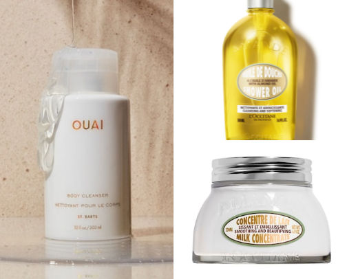 Shower essentials / Clean Rituals cover photo collage