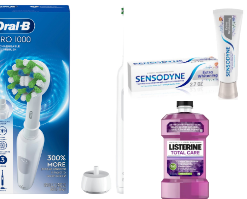 My Oral, Shower, & After Shower Care Essentials cover photo collage
