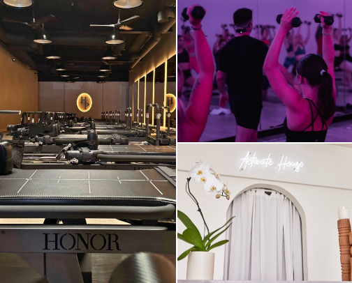 Pilates/Workout Studios🩰🪽🧘🏻‍♀️ cover photo collage