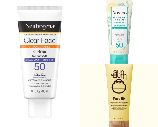 Top 10 Daily Face Sunscreens SPF 50 You'll Actually Want to Wear cover photo collage
