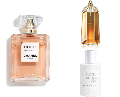 Parfumes that smell divine cover photo collage