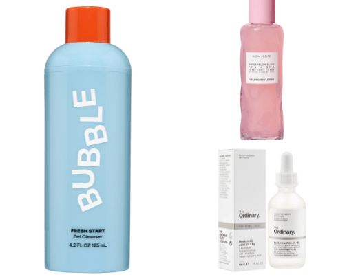skincare / makeup🤍 cover photo collage