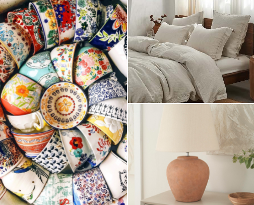 The "Japandi & Mindful Living Home" Gift Guide cover photo collage