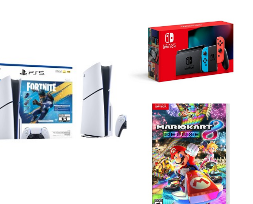 Top Gaming Must-Haves | PS5, Nintendo Switch, Games & Accessories cover photo collage