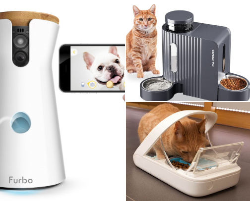 pet gadgets cover photo collage