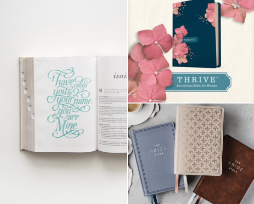 Bibles That Help You Fall in Love With the Word Again — For the girl ready to go deeper, slower, and more rooted in scripture. cover photo collage