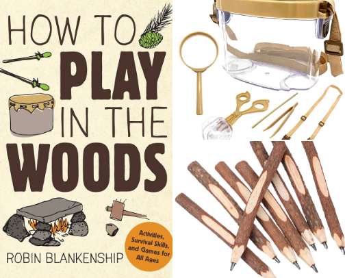 Start your own NATURE SCHOOL at home! cover photo collage
